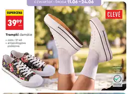 Biedronka CLEVÉ Trampki damskie oferta