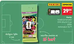 Biedronka Panini Karty kolekcjonerskie FIFA World Cup 2026 Adrenalyn XL oferta