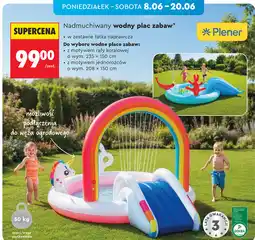 Biedronka Plener Nadmuchiwany wodny plac zabaw oferta