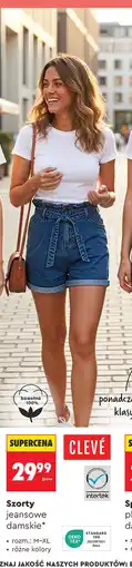 Biedronka Szorty jeansowe damskie oferta