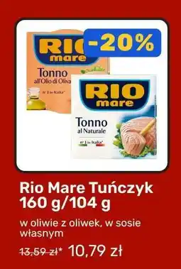 Biedronka Rio Mare Tuńczyk 160 g/104 g oferta