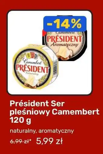 Président Ser pleśniowy Camembert 120 g