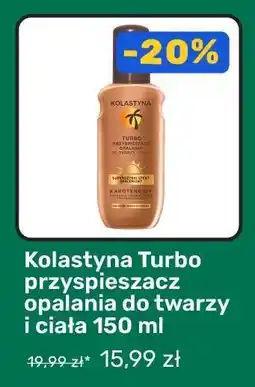 Biedronka Kolastyna Turbo przyspieszacz opalania do twarzy i ciała 150 ml oferta