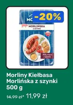 Biedronka MORLINY Kiełbasa morlińska z szynki 500 g oferta