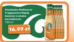Biedronka Starbucks Multiserve Frappuccino Napój kawowy o smaku karmelowym 700 ml oferta