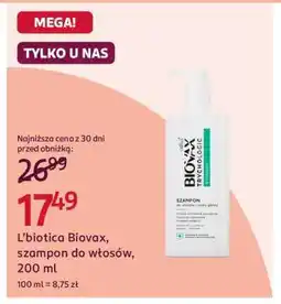 Rossmann L’biotica Biovax, szampon do włosów, 200 ml oferta