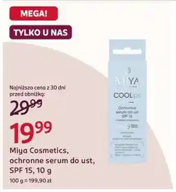 Rossmann Miya Cosmetics, ochronne serum do ust, SPF 15, 10 g oferta