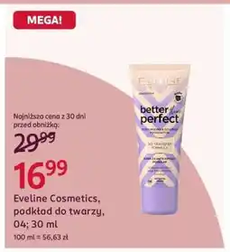 Rossmann Eveline Cosmetics, podkład do twarzy, 04 30 ml oferta