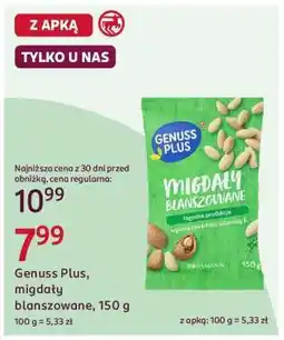 Rossmann GENUSS PLUS migdały blanszowane 150 g oferta