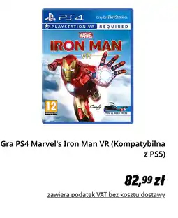 Media Markt Gra PS4 Marvel's Iron Man VR (Kompatybilna z PS5) oferta