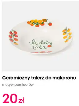 Pepco Ceramiczny talerz do makaronu oferta