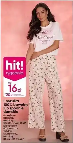 Pepco Koszulka 100% bawełny lub spodnie damskie oferta