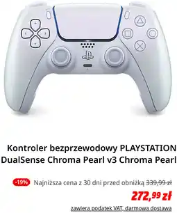 Media Markt Kontroler bezprzewodowy PLAYSTATION DualSense Chroma Pearl v3 Chroma Pearl oferta