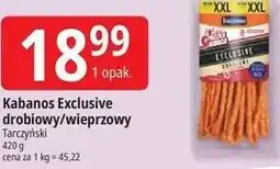 E.Leclerc Kabanos Exclusive drobiowy/wieprzowy Tarczyński oferta