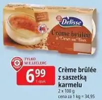 E.Leclerc Crème brûlée z saszetką karmelu Delisse oferta