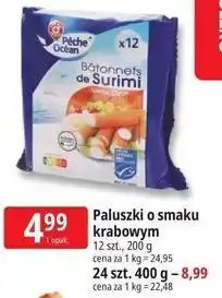E.Leclerc Paluszki o smaku krabowym oferta