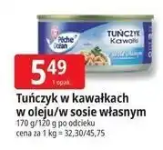 E.Leclerc Pêche Océan Tuńczyk w kawałkach w oleju/w sosie własnym oferta