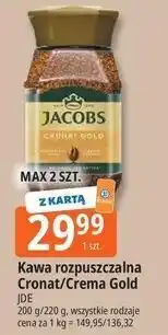 E.Leclerc Kawa rozpuszczalna Cronat/Crema Gold Jacobs oferta