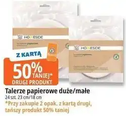 E.Leclerc Homeside Talerze papierowe duże/małe oferta