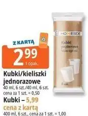 E.Leclerc Homeside Kubki/kieliszki jednorazowe oferta