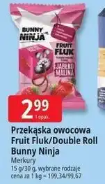 E.Leclerc Przekąska owocowa Fruit Fluk/Double Roll Bunny Ninja oferta