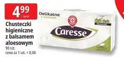 E.Leclerc Caresse Chusteczki higieniczne z balsamem aloesowym oferta