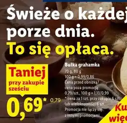 Lidl Bułka grahamka oferta