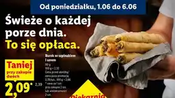 Lidl Borek z serem i szpinakiem oferta