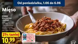 Lidl Mięso mielone wieprzowe z karkówki Rzeźnik Codzienna Dostawa oferta