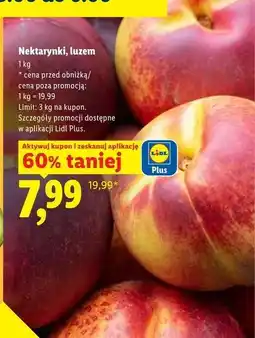 Lidl Nektarynki oferta