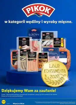 Lidl Szynka z wędzarni Pikok oferta