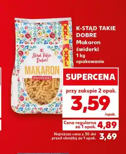 Kaufland Makaron K-Stąd Takie Dobre oferta