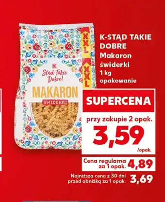 Kaufland Makaron K-Stąd Takie Dobre oferta