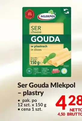 Ser Gouda Mlekpol w plastrach