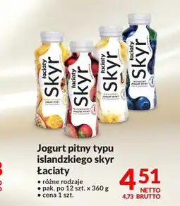 Makro Jogurt pitny typu islandzkiego skyr Łaciate mango-marakuja oferta