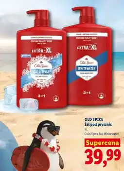 Lidl Żel pod prysznic Old Spice Whitewater oferta