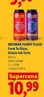 Lidl Piwo Browar Funky Fluid Gelato oferta