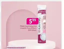 Drogerie Polskie Płatki kosmetyczne Cleanic Pure Effect 125-pak oferta