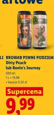 Lidl Piwo Browar Piwne Podziemie Ronin's Journey oferta