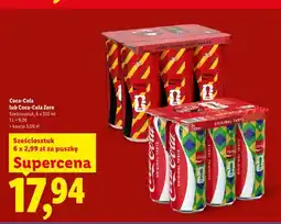 Lidl Napój gazowany Coca-Cola Zero 6-pak oferta