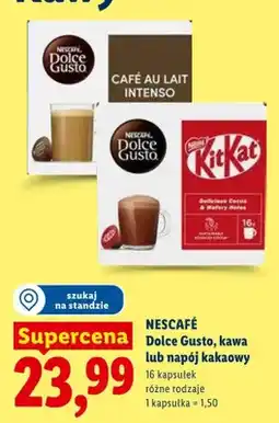 Lidl Kawa w kapsułkach Nescafé Dolce Gusto Café au Lait Intenso oferta
