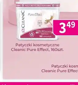 Drogerie Polskie Patyczki kosmetyczne Cleanic Pure Effect 160-pak oferta