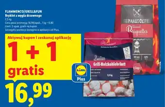 Lidl Brykiet z węgla drzewnego Grill&Fun oferta