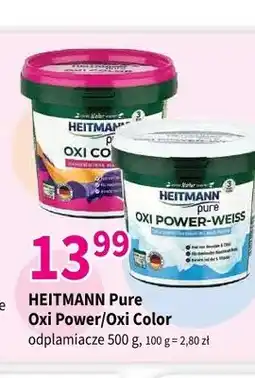 Drogerie Polskie Odplamiacz Heitmann Pure Oxi Power oferta