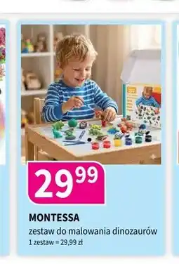 Drogerie Polskie Zestaw do malowania dinozaurów Montessa oferta
