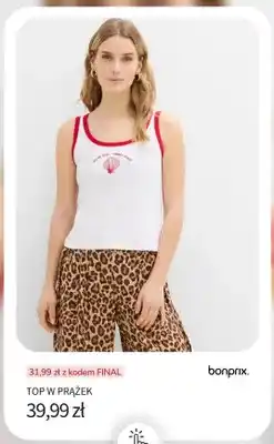 BonPrix Top w prążek Bonprix oferta