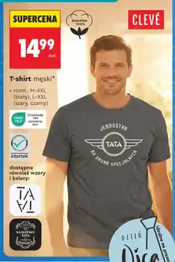 Biedronka T-shirt męski Clevé oferta