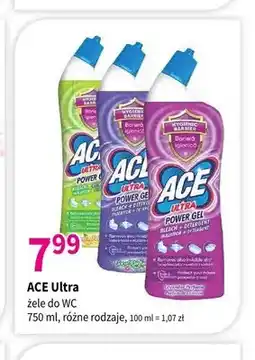 Drogerie Polskie Żel do WC ACE Ultra Power Gel Bleach & Degreaser oferta