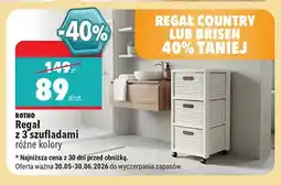 Biedronka Regał z 3 szufladami Rotho oferta