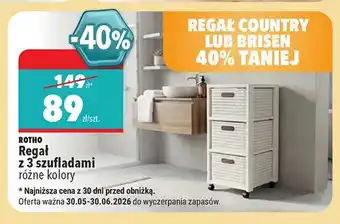 Regał z 3 szufladami Rotho